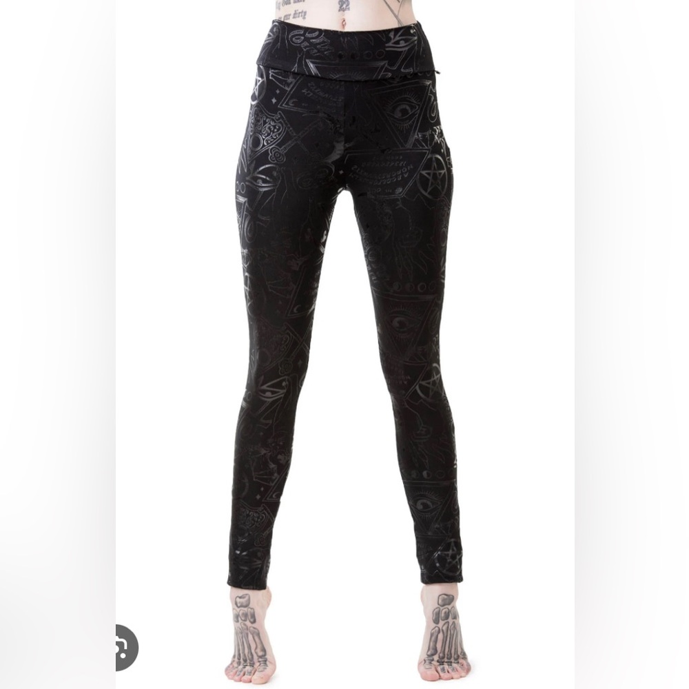 Killstar “Grave Girl” Leggings BNWT